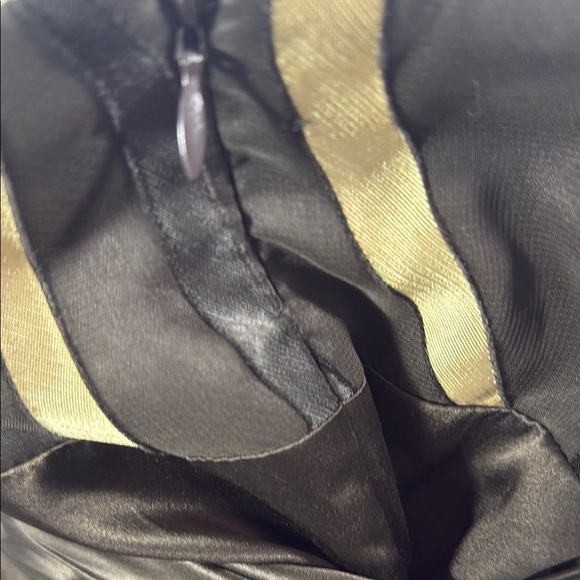 Antonio Melani Elegant Brown and Cream Strapless Dress Size 14 - Picture 8 of 10